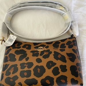 Coach leopard purse